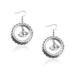 Wrangler Western Earrings Jewelry for Women Cowgirl