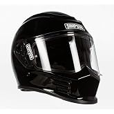 Simpson SPBL2 Speed Bandit Full Face Racing Helmet Size - Large - Gloss Black - Clear Shield Included - Dark Smoke Shield Pictured is Sold Separately