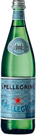 San Pellegrino - Mineralwasser Selter Kohlensäurehaltiges Wasser - 1,0l inkl. Pfand