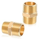 Brass Pipe Fittings Hex Nipple 3/4 x 3/4 Inch Hex