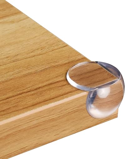 kuou Clear Corner Protectors for Kids 20 Pack Transparent Silicone Corner Guards