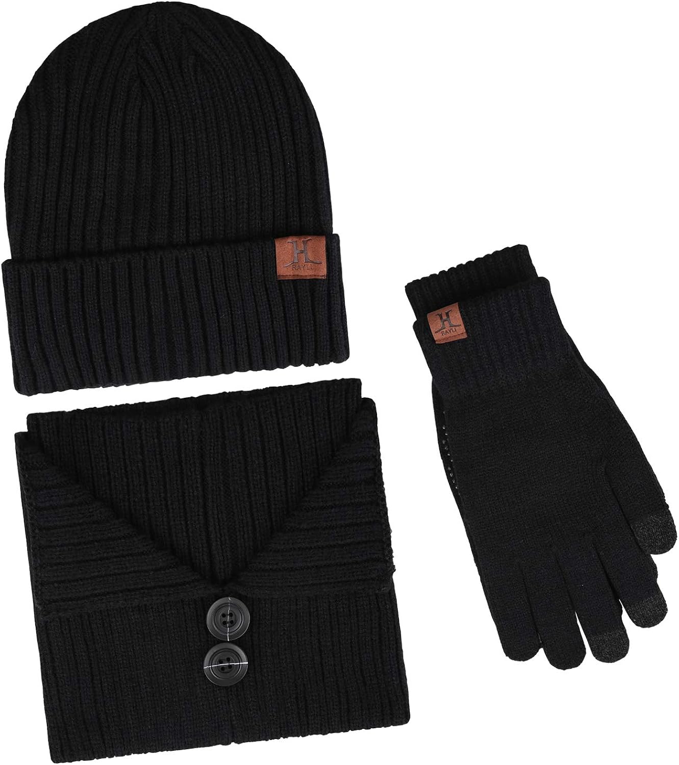 mens beanie hat and gloves