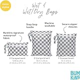 Bumkins Waterproof Wet Dry Bag Baby Travel Be Kind view 5