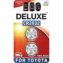 Toyota Key Fob Battery Replacement Kit - CR2032 3V Lithium