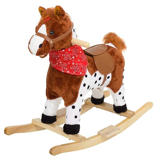 wooden baby horse