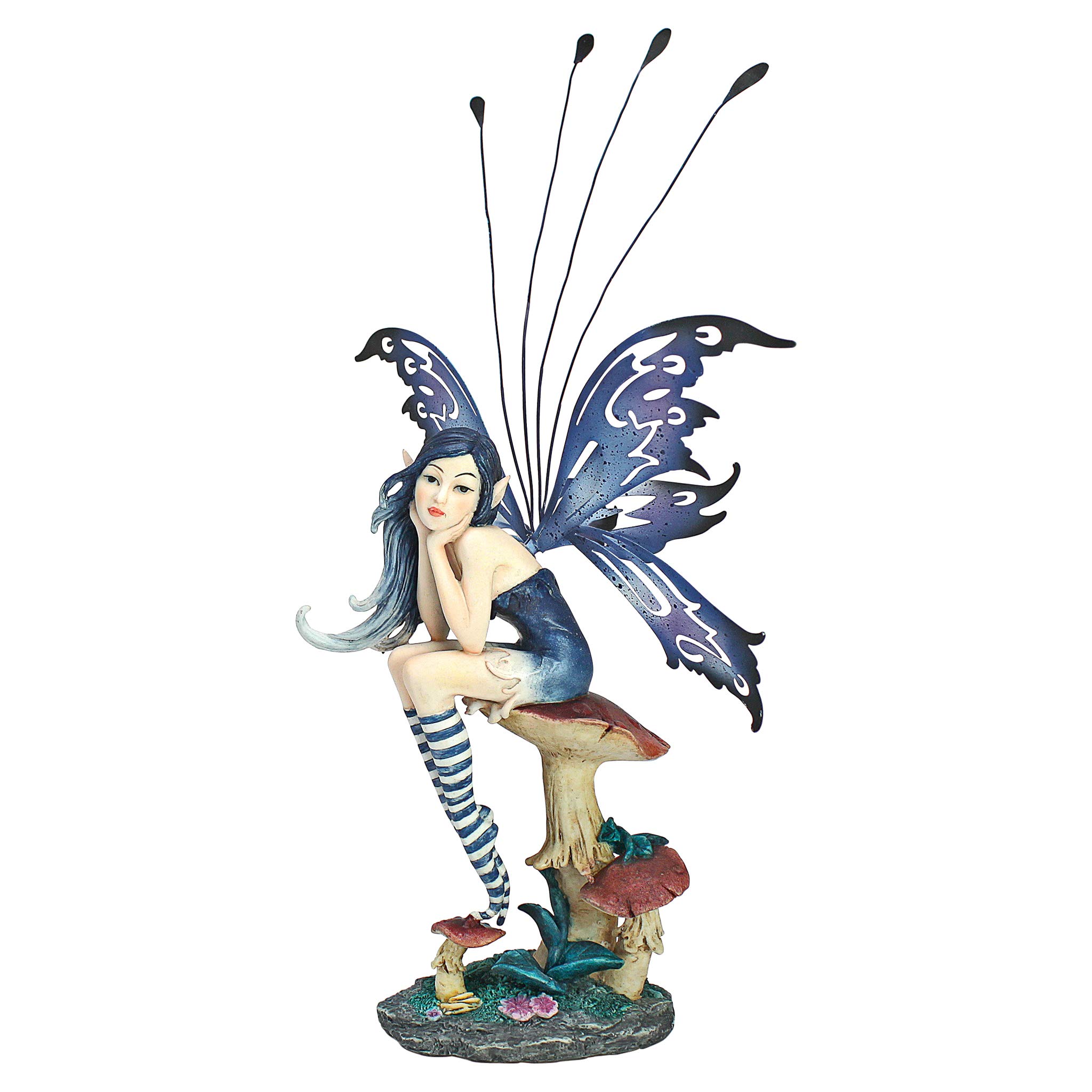 Design Toscano QS232725 Sapphire, the Pepperwand Fairy Statue