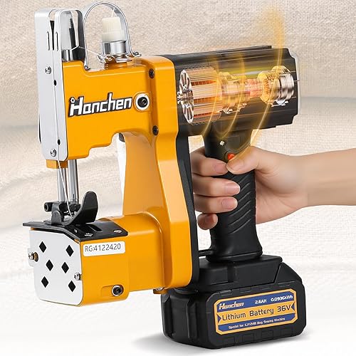 Hanchen Cordless Bag Sewing Machine Battery Powered Bag Sealing
