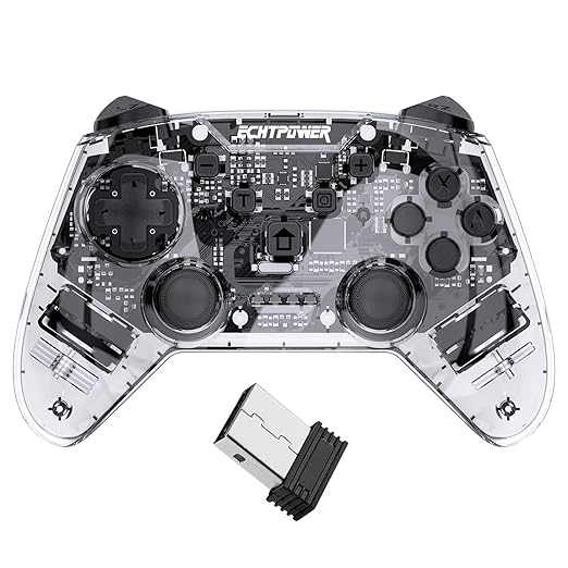 Echtpower Wireless Controller Fur Ps3 Wireless Bluetooth Controller Mit Double Shock 6 Aschen Gyrosko Und Wiederaufladbare Akku Drahtlos Gaminig Gamepad Joystick Fur Playstation 3 Pc Windows10 Amazon De Games