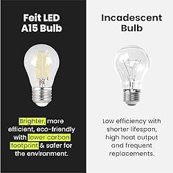 Feit Electric A15 LED Light Filament Bulb, 40W