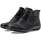 Spring Step Women’s Atella Bootie – Comfortable Low Heel Ankle Boot with Zipper Closure, Water Resistant, Shock Absorbent Sole, Vegan Friendly Everyday Use