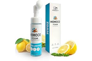 MoMoCo Pet Paw Cleaner | No-rinse Foaming Cleanser | 7 fl oz | Mild, non-irritating formula for sensitive skin | Convenient for daily use | Suitable for dogs and cats