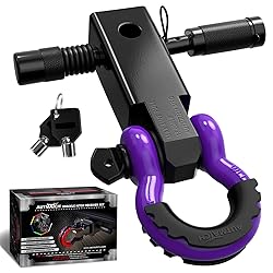 AUTMATCH Shackle Hitch Receiver 2 Inch - 3/4" D
