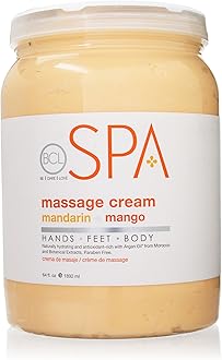 Bio Creative Lab BCL Spa Massage Cream, Mandarin and Mango, 64 Ounce by Bio Creative Lab