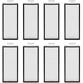 Roborock Q5/Q7 Robot Vacuum Cleaner Filter - 8 Pack Washable True HEPA Accessories