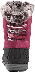 propet women's lumi tall lace snow boot