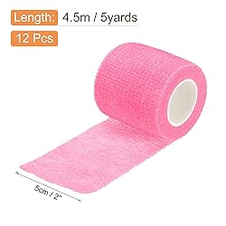 uxcell 12 Rolls Adhesive Elastic Tape Elastic