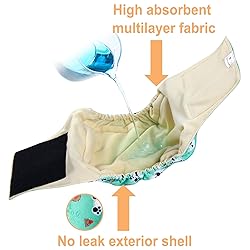 Langsprit Male Belly Bands for Dogs