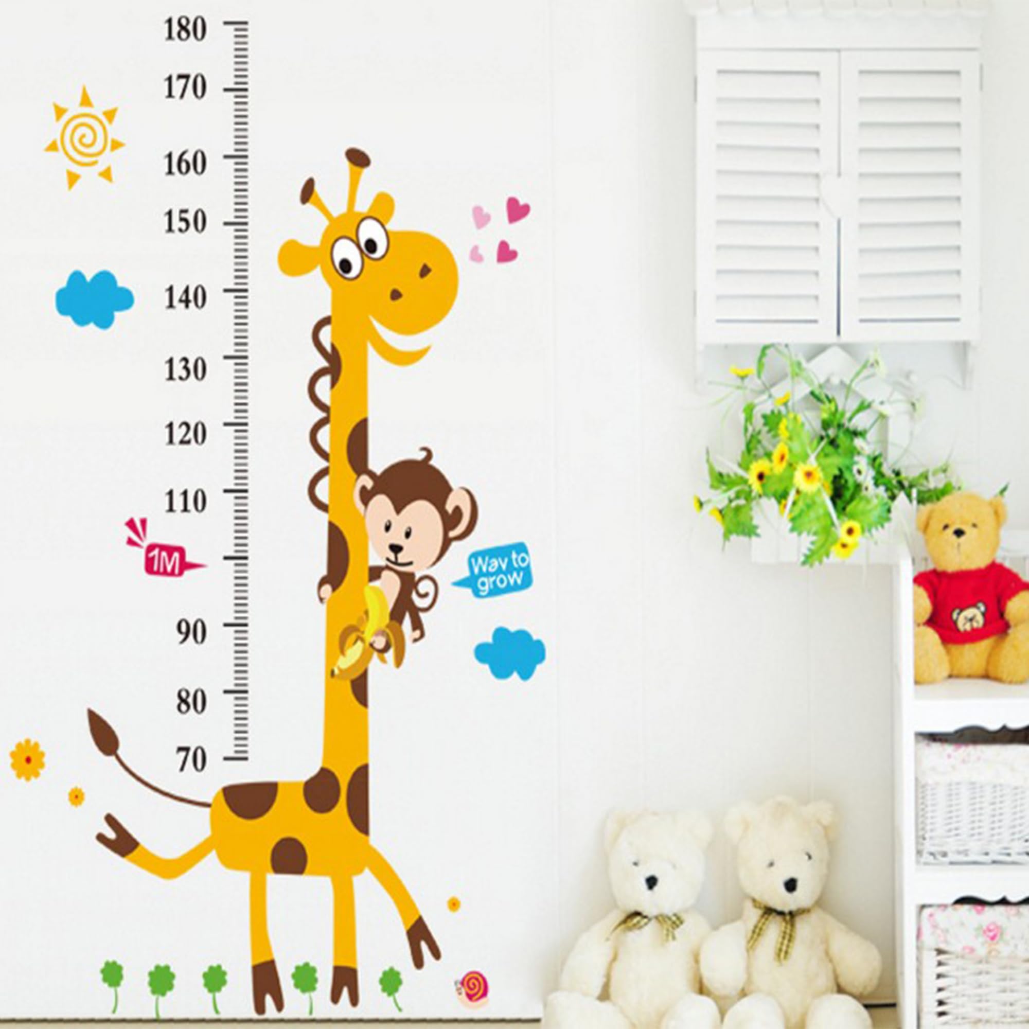 Ambiance Sticker Wall Sticker, Vinyl Acrylic, Multicolored, 50 x 70 cm