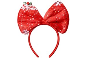 Christmas Headband Christmas Hair Accessories Christmas Headbands for Women Aadults Photo Booth Props for Costume Party Gift