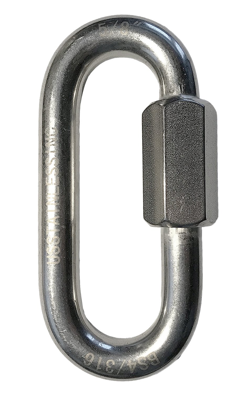 Stainless Steel 316 Quick Link 5/8" (16mm) Marine Grade