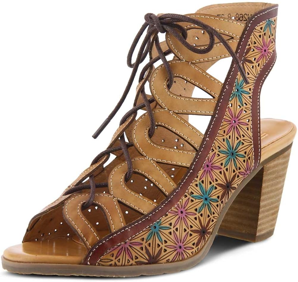 Amazon.com | LâArtiste by Spring Step Women's Laure Heeled Sandal, Beige, 35 Medium EU (US 5 US 