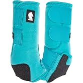 Classic Equine Legacy2 Support Boots, Hind (Aqua, Small)