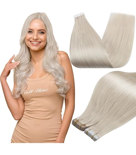 Amazon.com : Ve Sunny Tape in Extensions Platinum Blonde  display picture 3