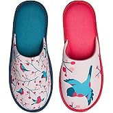 Dedoles Slippers for Women, Men & Kids Memory Foam Funny Designs Unicorn Music Rainbow Comics Games Gift