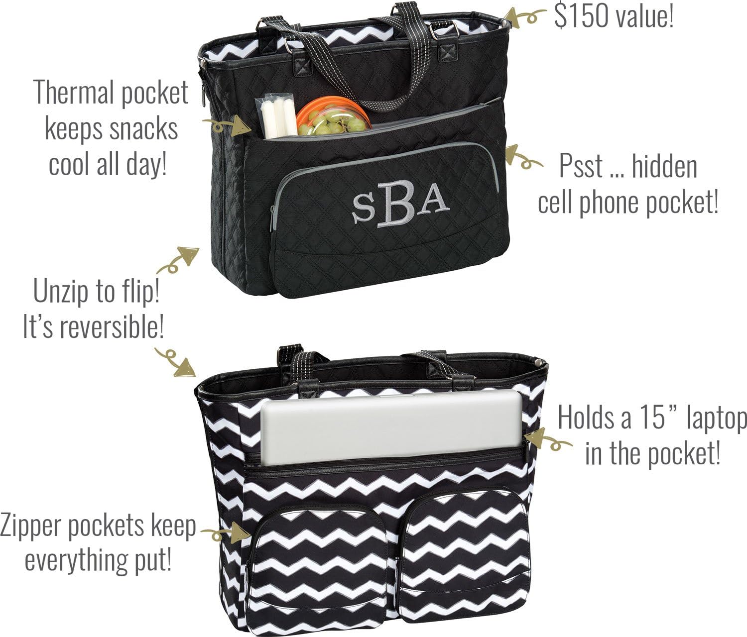 thirty one double take tote