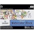 Canson Montval Watercolor Blocks 15 Sheets Size 12 X 16