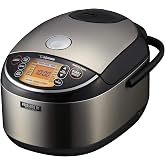 Zojirushi NP-NWC18 Pressure Induction Heating 10-Cup Rice Cooker and Warmer, Black