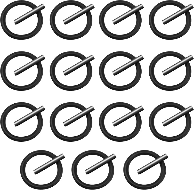 Dacitiery 30 Pcs Replacement Pin and O-Ring 4mm 3x25mm Impact Ring Pins 1/2"