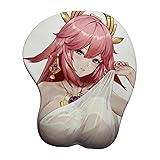 3D Anime Girl Mouse pad with Wrist Support Hentai