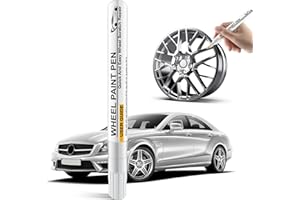 DASIUIP Rim Touch Up Paint,Wheel Touch Up Kit Wheel Paint Rim Paint Pen Rim Paint For Car Wheel Repair Quick And Easy Repairs for Curb Rash, Scuff And Scratch,Rim Paint For Car Wheel Repair (Silver)