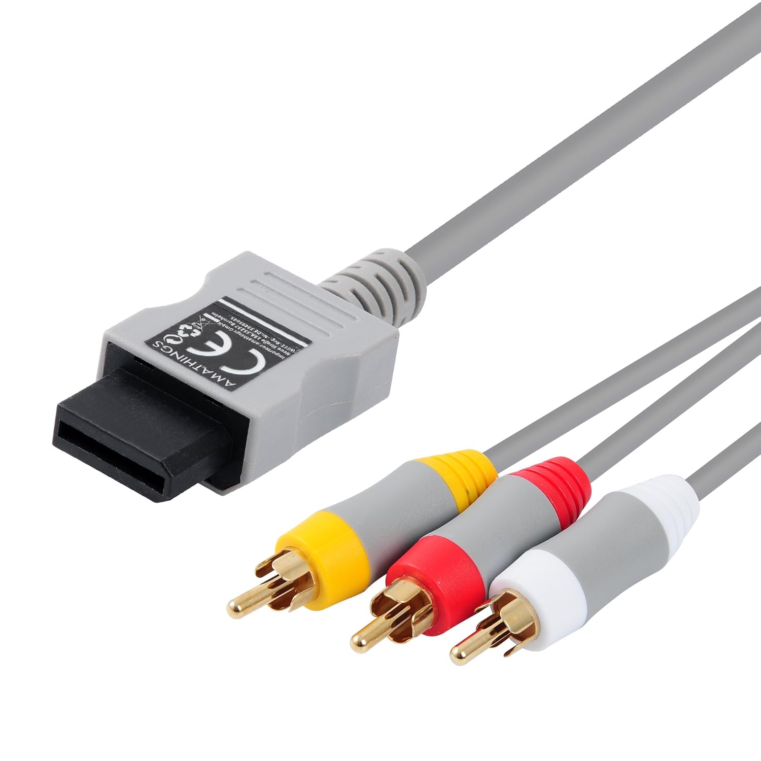 amathings Cable de conexión para Wii y Wii U de componentes HDTV YUV