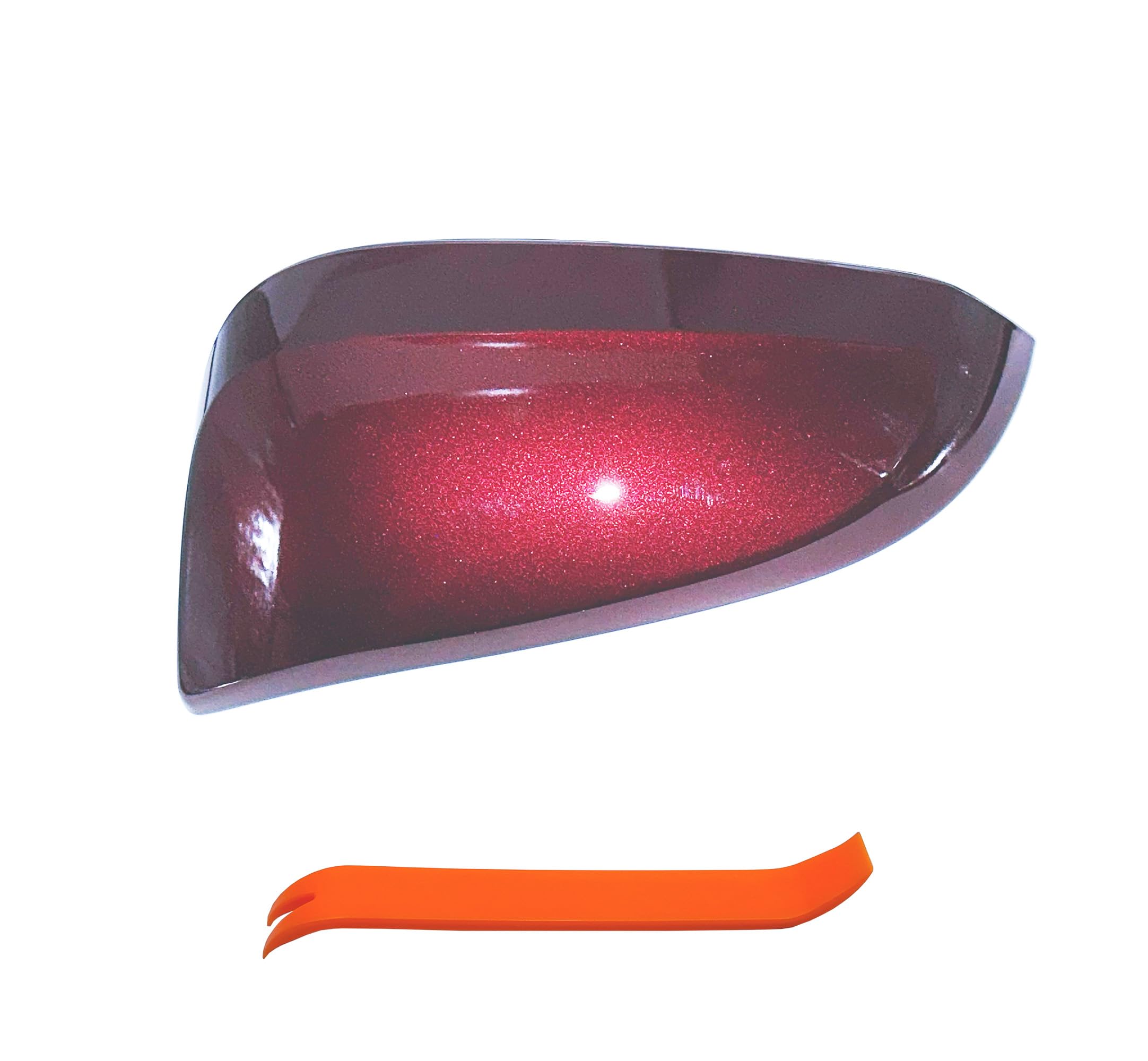 Photo 1 of LAUBDGIE Left Driver Side Mirror Cover Cap Compatible with Toyota Rav4 2013-2018 XLE/SE/LTD, 4RUNNER 2013-2023,RAV4 HV 2016 Diamond Red