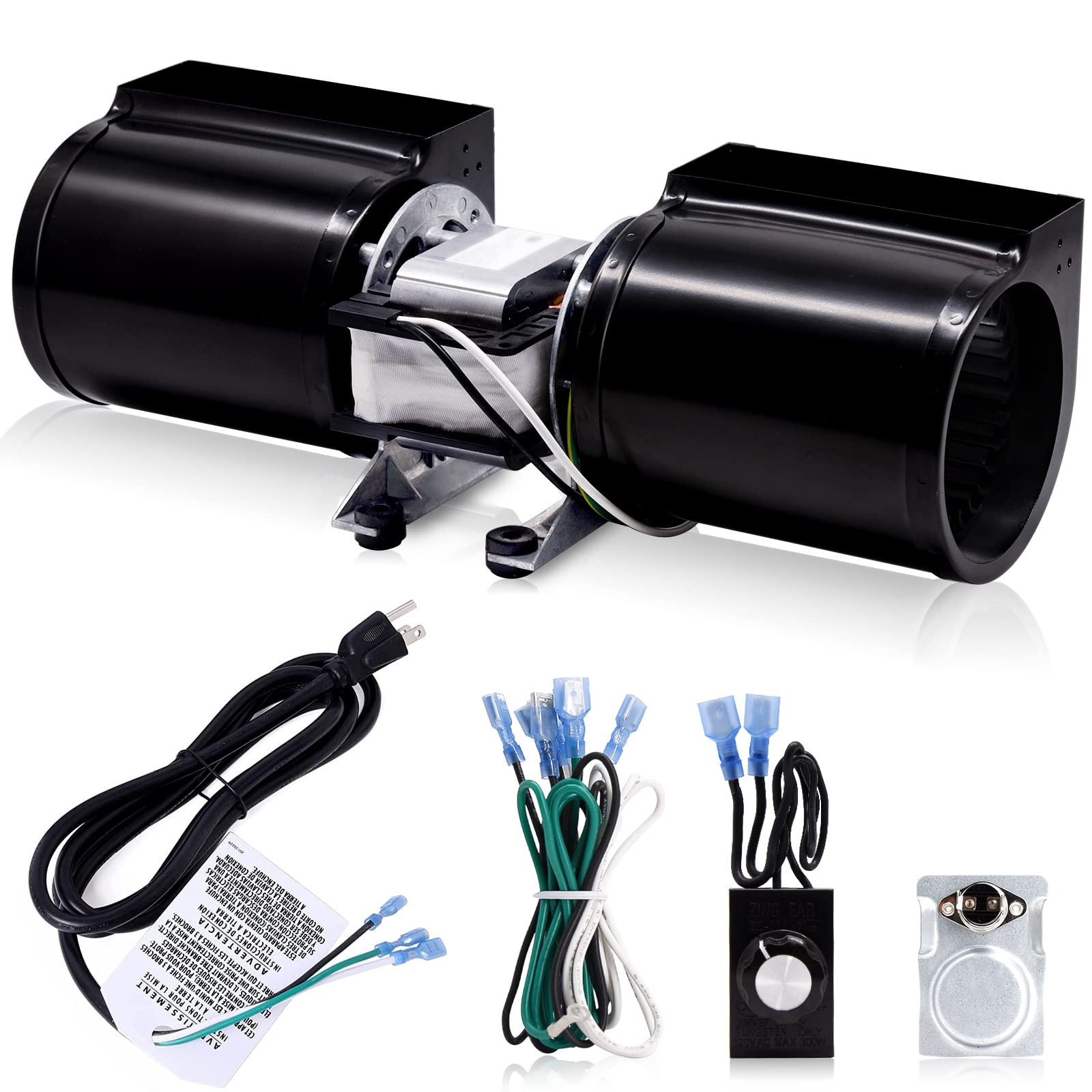 Photo 1 of ***POSSIBLY FOR PARTS/MISSING PIECES*** GFK160 GFK-160A Fireplace Blower Fan Kit for Quadrafire, Heat N Glo 6000CLX SL-550TR, Hearth and Home DV3732 DV3732-B, Heatilator, Fasco, Superior, GTI, Jakel, Royal, Nordica, Regency, Rotom Fireplace