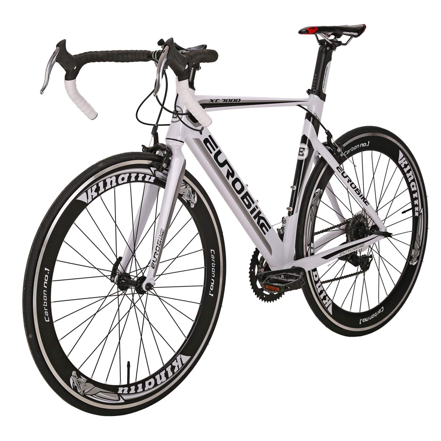 LZ-7000 ロードバイク 700C*28C B07PVXJXPJ 白 自転車 クランプ 