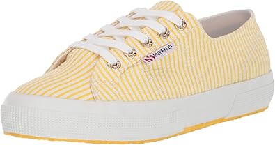 yellow superga sneakers