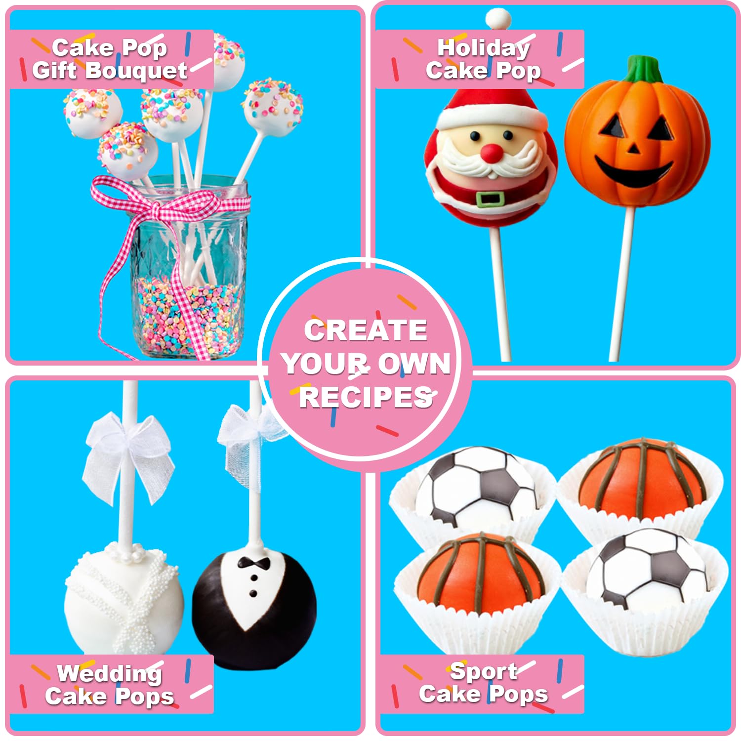 23 Cake Pop Maker Machine – Electric Non-Stick Baker, Fast Heating, Easy to Use for Kids, Birthdays, Parties, Snacks, Gifts, Fun Kitchen Gadget for Home & Restaurants, Makes 23 Cake Pops at Once