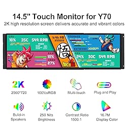 wisecoco 14.5 Inch LCD Touchscreen Monitor for Hyte