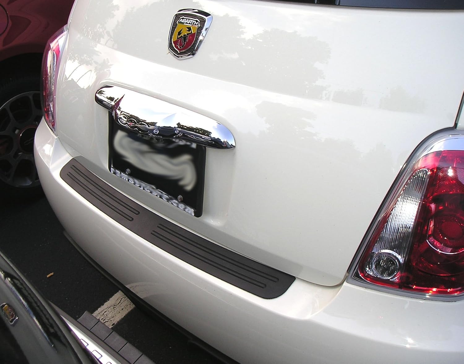 Rear Bumper Protector Fits 2012 2013 2014 Fiat 500 Abarth Amazon.co.uk