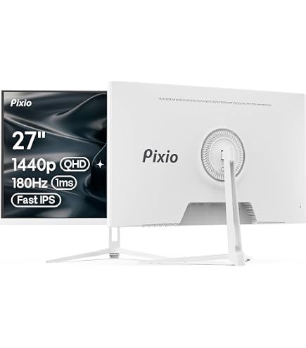 Amazon.com: Pixio PX278 Wave White 27 inch 180Hz Refresh Rate FHD