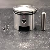 DONSP1986 YD100/LD100 Piston Kit 50mm x 40mm for 2 Stroke YD100 LD100 Engine Gas Motorized Bicycle 79CC/80CC/100CC