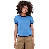 English Factory Women's Color Block Sweater Top