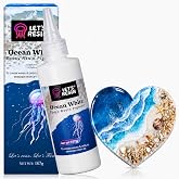 LET'S RESIN Ocean White Epoxy Resin Pigment 167g/5.89oz for Epoxy Resin | High Concentrated Pigment Paste for UV Resin, UV Resistant Opaque Pigment for Cells &amp; Lacing, 3D Flower Resin Coasters