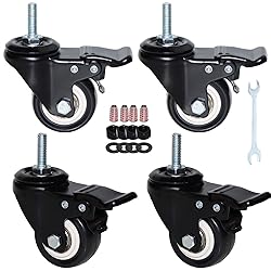 2'' Caster Wheels, Swivel Stem Casters