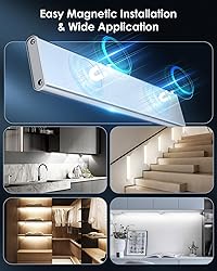 12in Under Cabinet Lighting, 2500mAh Rechargeable