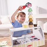 Melissa & Doug Wooden Ice Cream Toy Shop Role Play Set 3+ Kids view 6