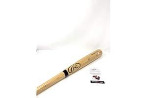 MISTER MANCAVE Freddie Freeman Atlanta Braves Signed Autograph Game Model Baseball Bat Blonde LoJo Sports Certified